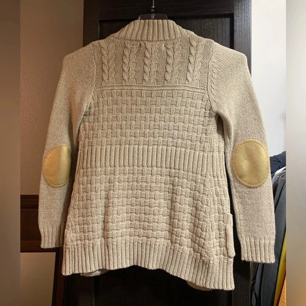 Kaisley Cardigan Sweater, Being Gold